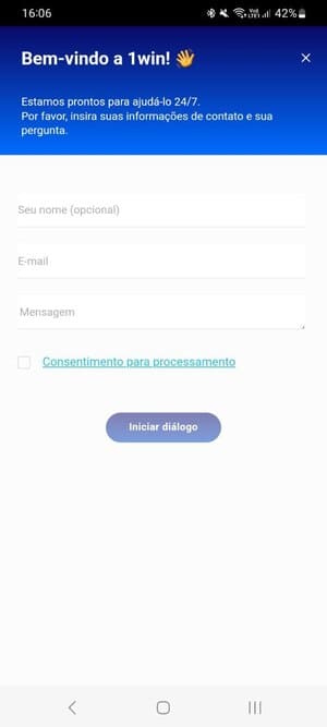 Contatar o Suporte ao Cliente