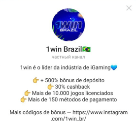 Códigos promocionais válidos para a 1Win